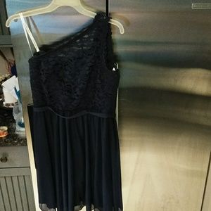 Off the shoulder. Lace top dress